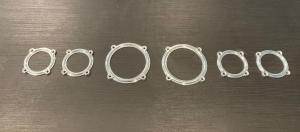 Vintage Aircraft-Style Dashboard Gauge Bezel Kit