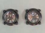 Vintage Aircraft-Style Dashboard Gauge Bezel Kit