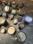 Stewart Warner WWII Vintage Aircraft Gauge Set