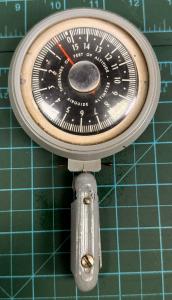 Vintage Airguide 15,000 Feet Altimeter Gauge