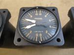 Vintage WWII US Navy Aircraft Pressure Indicator Gauge