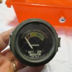 Vintage Military Aircraft Battery Generator Gauge