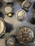 Stewart Warner WWII Vintage Aircraft Gauge Set