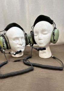 David Clark H10-80 Vintage Military Pilot Headset