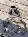 Vintage Astrcom H-161F/GR Military Pilot Headset