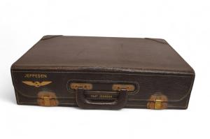 Jeppesen Vintage Cowhide Leather Pilot Bag