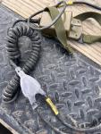Vintage Astrcom H-161F/GR Military Pilot Headset