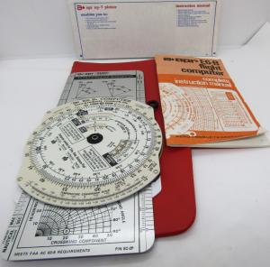 Vintage 70s Aero Products Flight Computer with Case