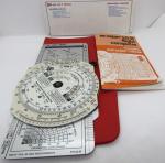 Vintage 70s Aero Products Flight Computer with Case