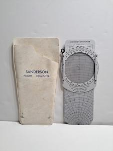 1963 Sanderson Flight Computer Vintage Airplane
