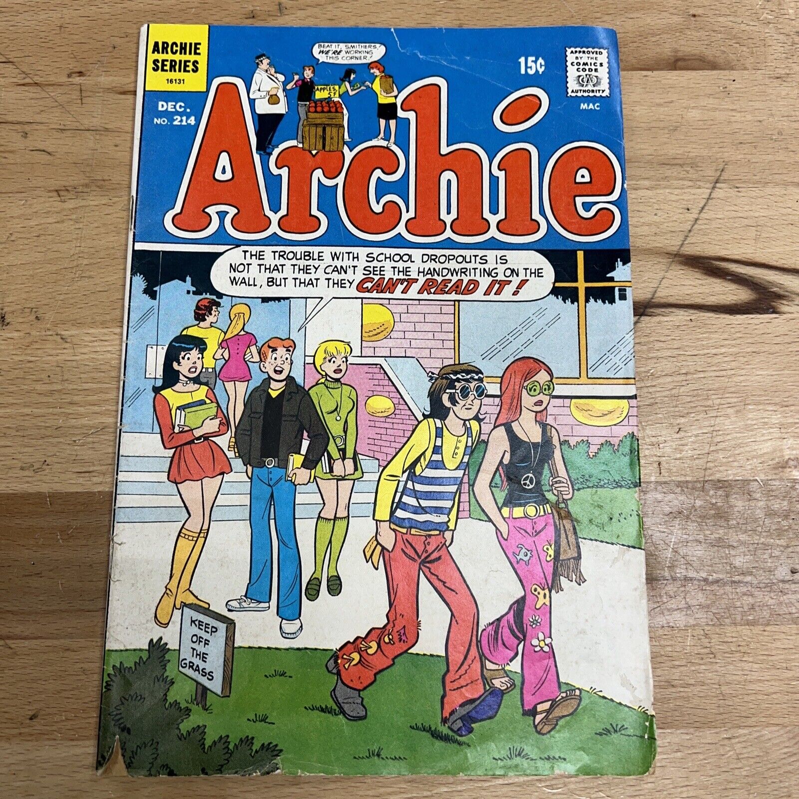 Vintage "ARCHIE" Comic Book No.214 - December 1971