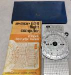 Vintage E6-B Flight Computer with Manual