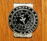 Vintage Pilot Flight Computer Money Clip