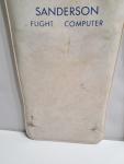 1963 Sanderson Flight Computer Vintage Airplane