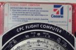 1978 Cessna Pilot Center Flight Computer Plotter