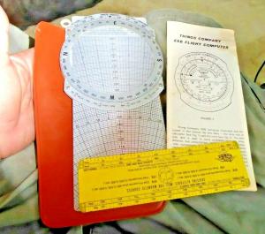 Vintage E6B Flight Computer with Altitudes Manual