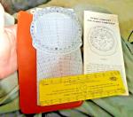 Vintage E6B Flight Computer with Altitudes Manual