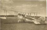 1920s Antique Biplane Field Aviation Photo