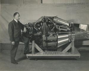 Lockheed P-80 Cutaway Engine Antique Aviation Photo