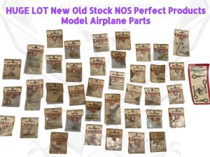 NOS Vintage Model Airplane Parts Supplies Pack
