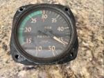 Vintage Airplane Manifold Pressure Gauge