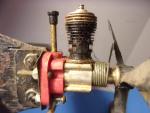 Vintage Gas-Powered Homebuilt Model Airplane Parts