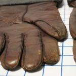 Vintage Leather Gauntlet Motorcycle/Aviator Gloves