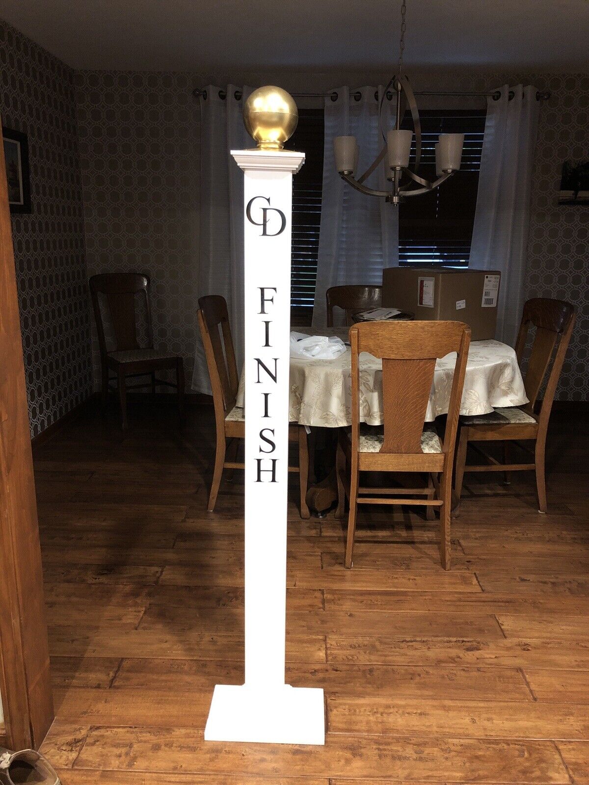 Race Track Finish Line Poles - Saga Collectibles