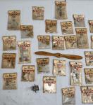 NOS Vintage Model Airplane Parts and Supplies Set