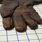 Vintage Leather Gauntlet Motorcycle/Aviator Gloves