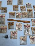NOS Vintage Model Airplane Parts and Supplies Set