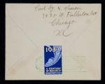 1933 Graf Zeppelin C18 Cover from Akron to Switzerland