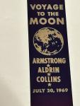 Apollo 11 Pinback & Ribbon, 1969 Moon Landing