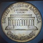 1969 Lincoln Memorial Cent Double Die Reverse