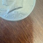 1974 Kennedy Half Dollar Coin - No Mint Mark