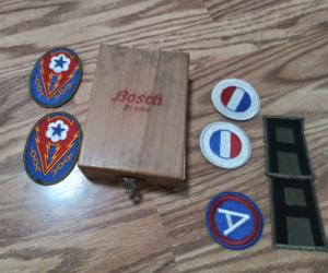 WWII U.S. Military Uniform Patches & Memorabilia Collection