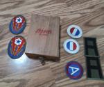 WWII U.S. Military Uniform Patches & Memorabilia Collection