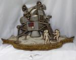 Apollo 11 Moon Landing Astronaut Wall Plaque