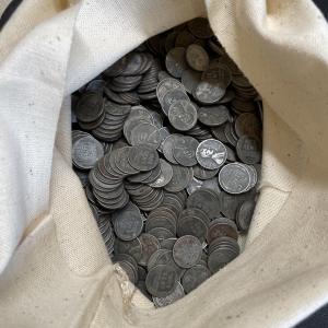 1943 Steel Penny Roll - WWII Era Coins
