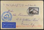 1929 Germany Zeppelin Airmail Cover with 4M Stamp