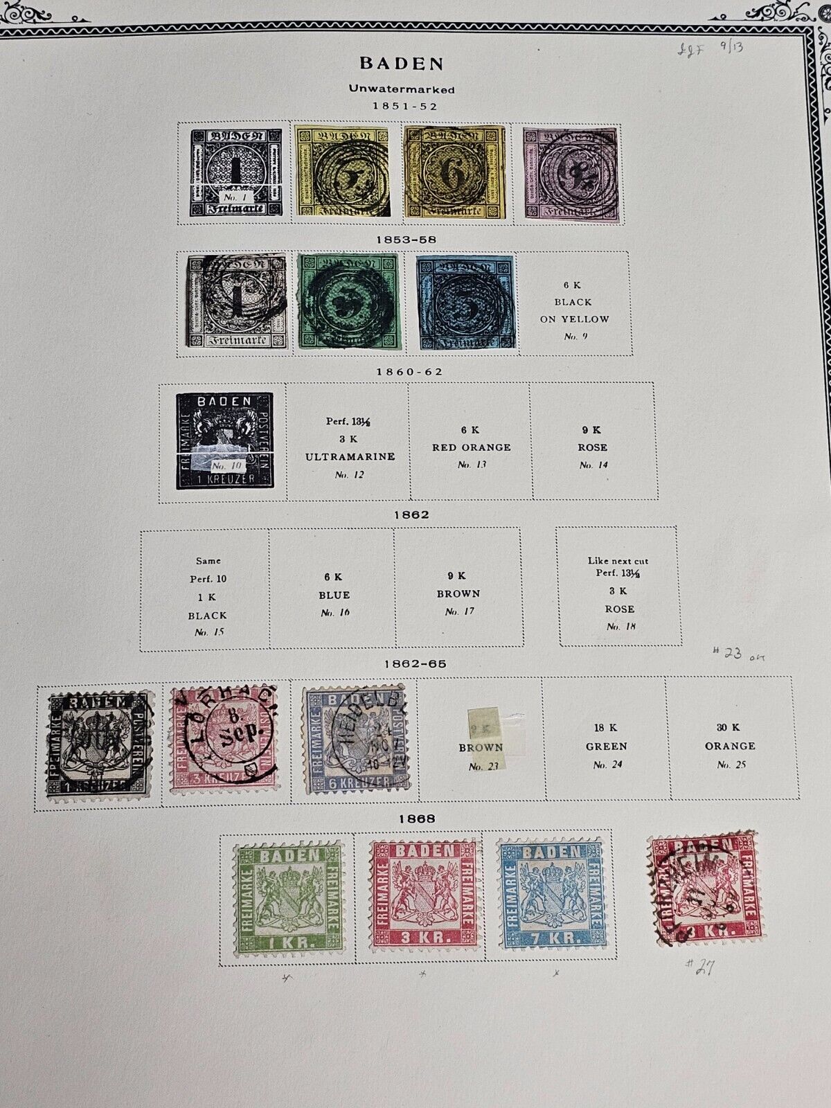 Vintage German Stamp Collection in Scott Album