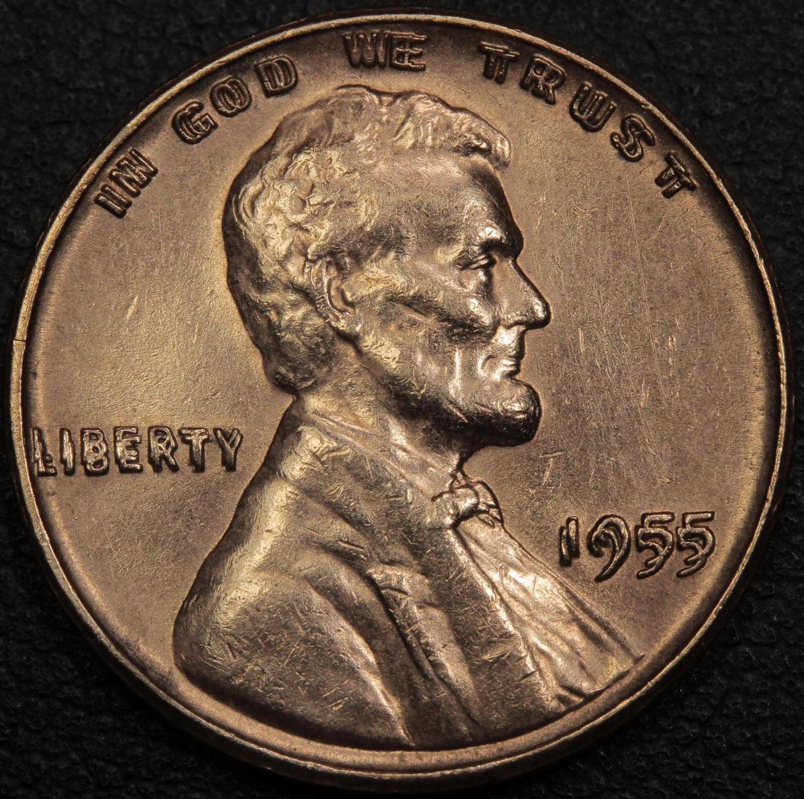 1955 Doubled Die Lincoln Wheat Copper Cent
