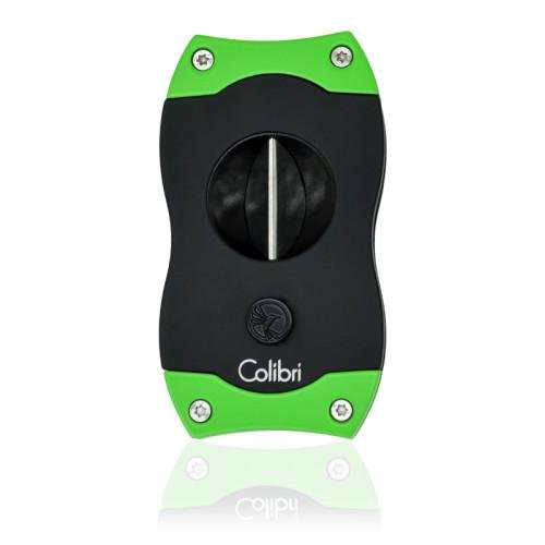 Colibri V-CUT Cigar Cutter - Black & Green