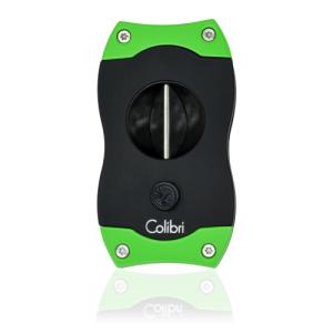 Colibri V-CUT Cigar Cutter - Black & Green