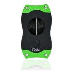 Colibri V-CUT Cigar Cutter - Black & Green