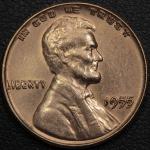 1955 Doubled Die Lincoln Wheat Copper Cent