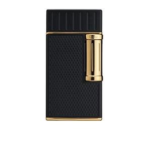 Colibri Julius Double Flame Cigar Lighter - Black & Gold