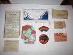 1940s WWII Memorabilia Collection: Booklets, Patches, More