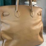 Hermes Birkin HAC 40 Brown Gold Leather Bag