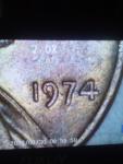 1974 Lincoln Penny Without Mint Mark